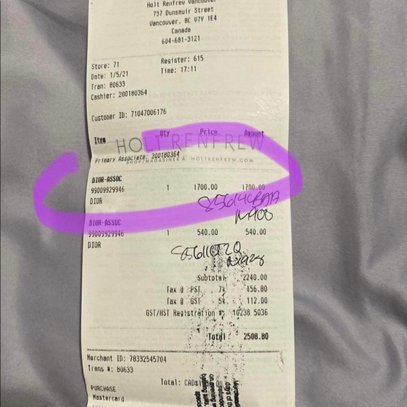 *SOLD* Dior wallet on chain - Picture 8 of 8